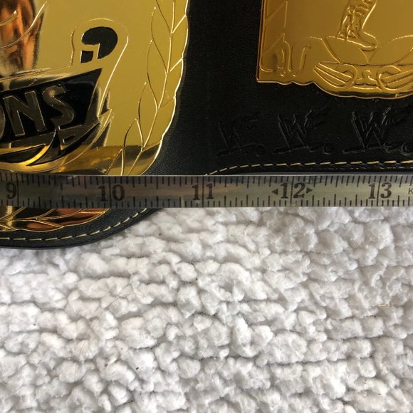 SOLD // WWF World Wrestling Federation World Tag Team Champions Belt Licensed - Picture 12 of 16